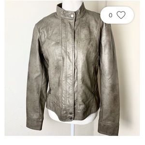 NWOT Bernardo faux leather jacket